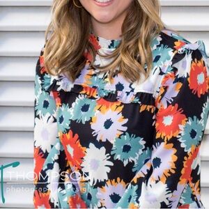 Crosby Long Sleeve Floral Top